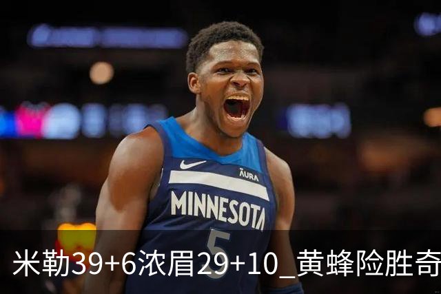米勒39+6浓眉29+10 黄蜂险胜奇才喜迎连胜